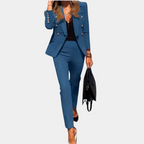 2-delige tailleur - stijlvolle blazer en broek set voor vrouwen