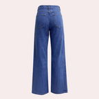 Baggy denim jeans - stijlvolle hoge taille dames jeans