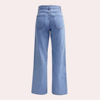 Baggy denim jeans - stijlvolle hoge taille dames jeans
