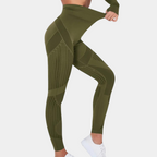 Hoge taille leggings - stijlvolle dames sportmode met mesh details