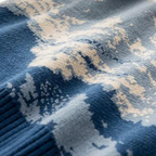 Gebreid trui - bergontwerp in blauw voor dames