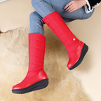 Winterkniehoge laarzen - geïsoleerde damesschoenen