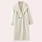 Dames teddyjas - stijlvolle lange oversized damesjas