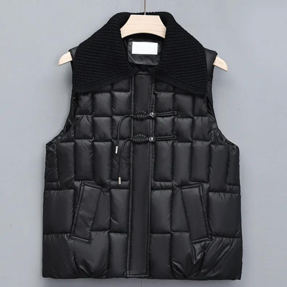 Gevoerde vest - stijlvolle dames thermogilet