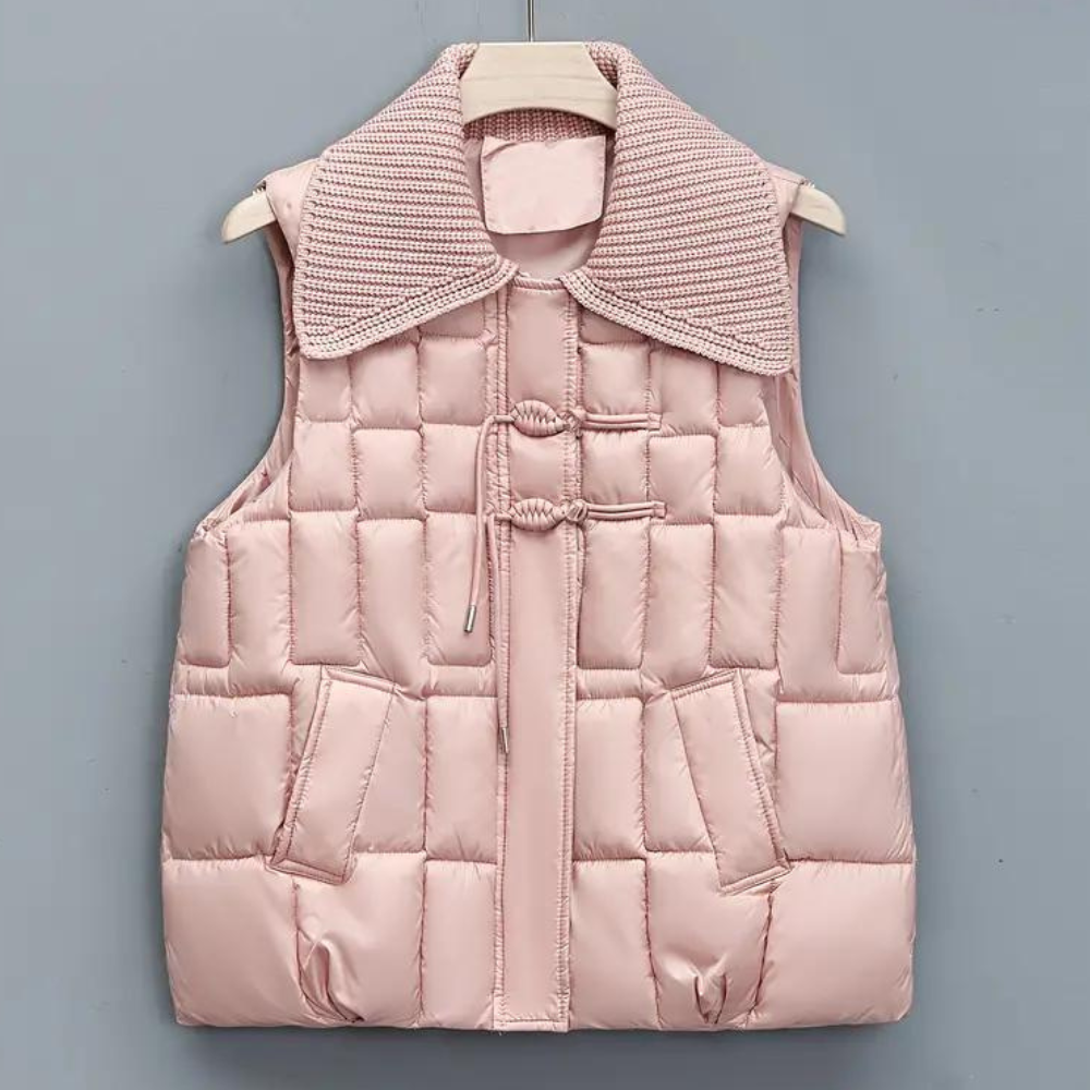 Gevoerde vest - stijlvolle dames thermogilet