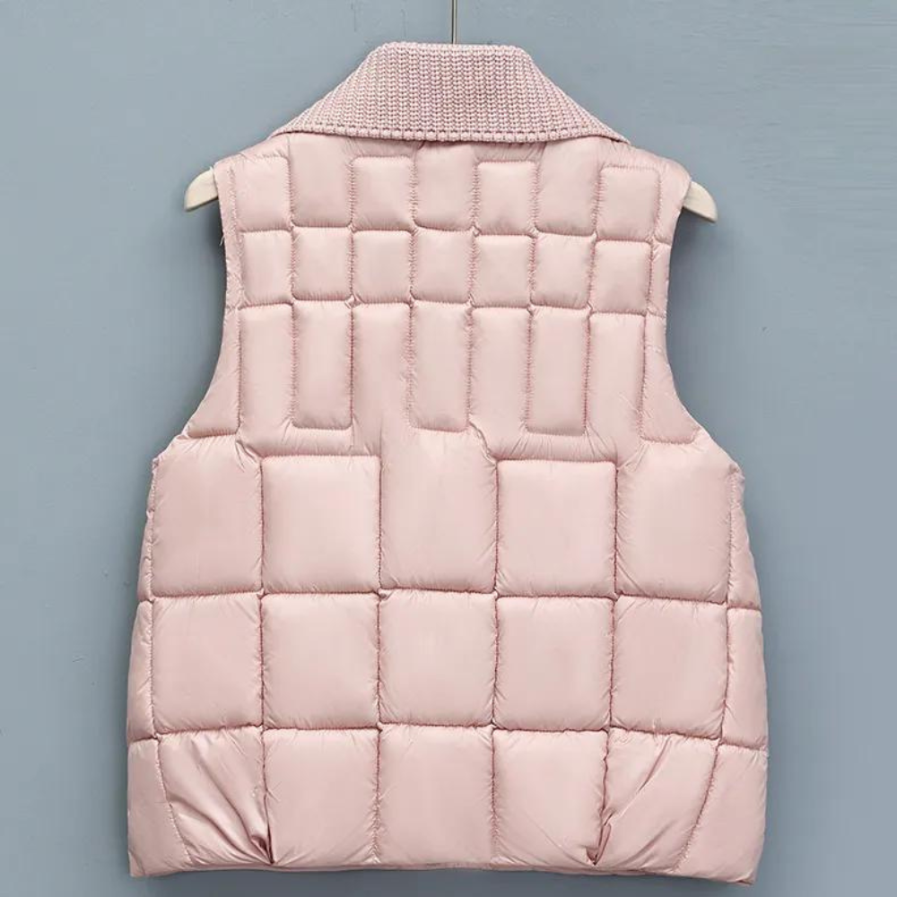Gevoerde vest - stijlvolle dames thermogilet