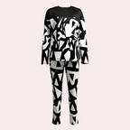 2-delige zwarte loungewear set - stijlvolle dames tracksuit