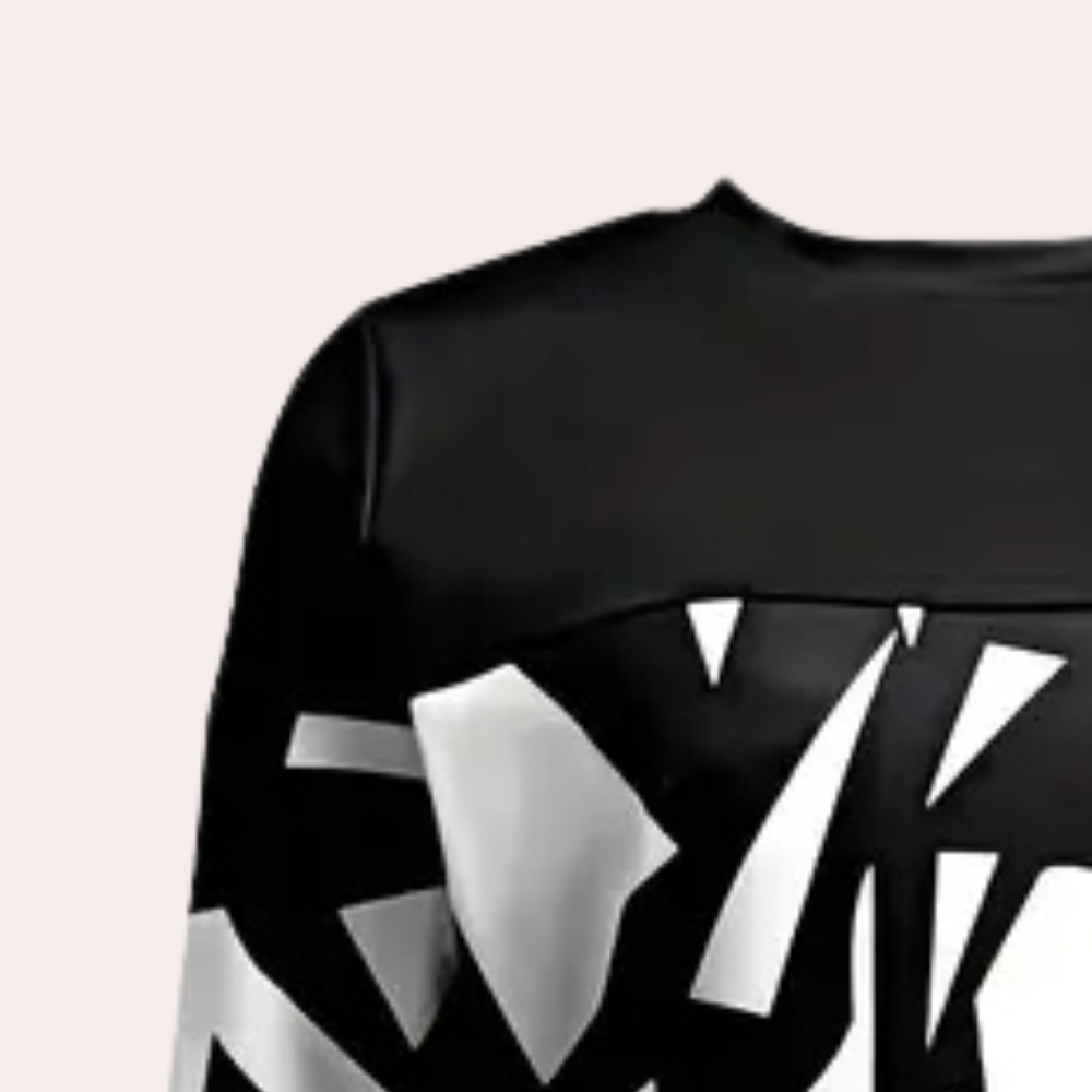 2-delige zwarte loungewear set - stijlvolle dames tracksuit