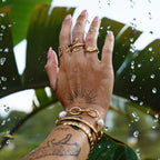 Verstelbare slangenring voor dames - elegante gouden afwerking, veelzijdige accessoire voor speciale gelegenheden