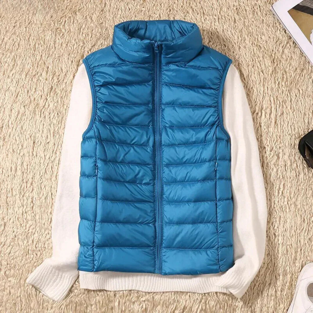 Lichtgewicht gewatteerde gilet voor dames - voor casual of zakelijke looks