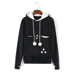 Hoodie met puppy pouch - gezellige dames top