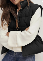 Gevoerde gilet - stijlvolle mouwloze damesvest