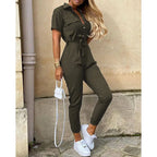 Jumpsuit - elegante dames cargo stijl jumpsuit