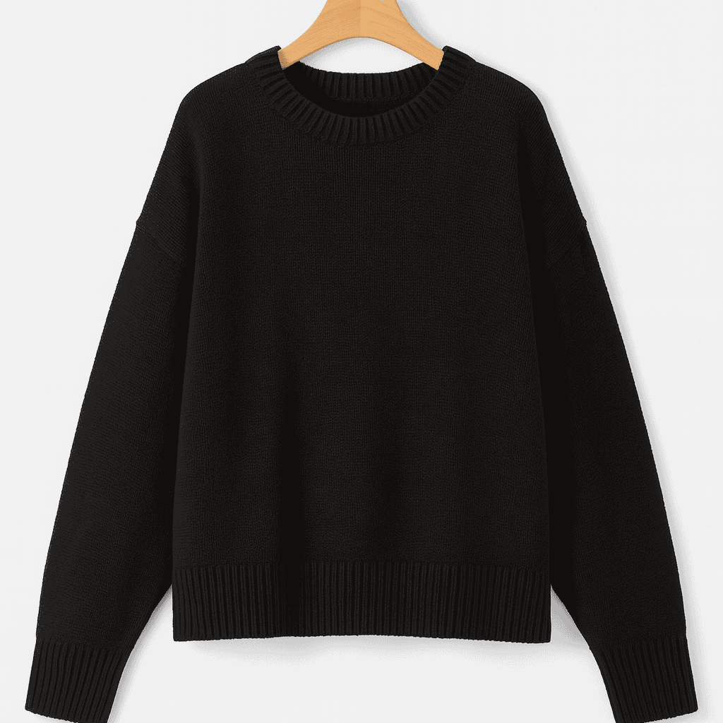 Dames gebreide trui voor casual stijl - ontspannen pasvorm warme trui voor elke dag