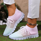 Slip-on sneakers - trendy dames sportieve schoenen