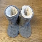 Dames pluche huisboots - gezellige faux fur sloffen - Bakkermode.nl