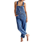 Denim overalls - lekkere pasvorm jumpsuit voor dames