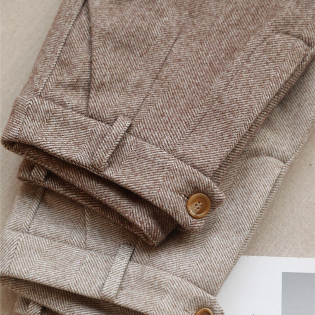 Op maat gemaakte broeken - verfijnde dames hoge taille broeken - Bakkermode.nl