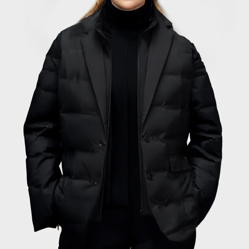 Puffer blazer - stijlvolle geïsoleerde damesjas - Bakkermode.nl