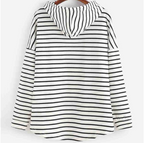 Gestreepte hoodie - casual dames top voor stijl en gezelligheid