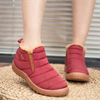 Dames quilted enkellaarsjes - warme en gezellige schoeisel voor de winter