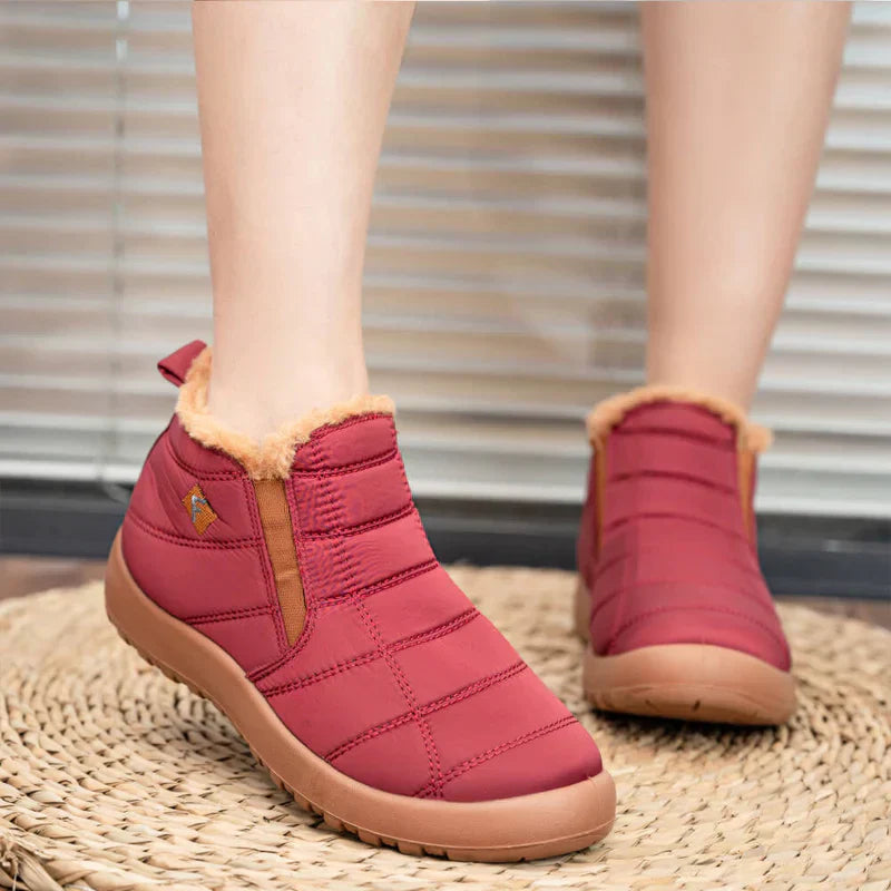 Dames quilted enkellaarsjes - warme en gezellige schoeisel voor de winter