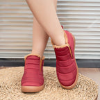 Dames quilted enkellaarsjes - warme en gezellige schoeisel voor de winter