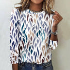 Langarmige top - multicolour dames blouse voor casual stijl