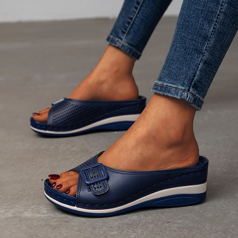 Dames wedge sandalen met voetboogondersteuning - stijlvolle casual schoenen voor dagelijks gebruik
