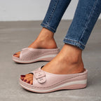Dames wedge sandalen met voetboogondersteuning - stijlvolle casual schoenen voor dagelijks gebruik