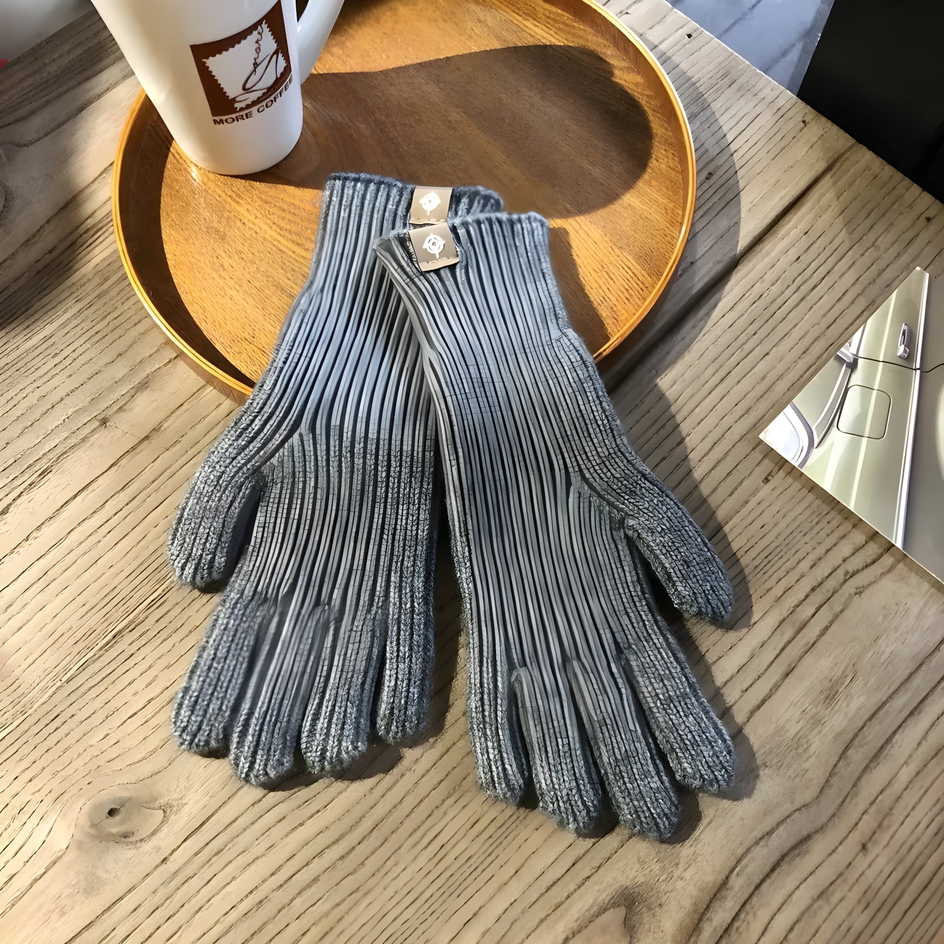 Gebreide winterhandschoenen - comfortabele dames handschoenen voor dagelijks gebruik - Bakkermode.nl