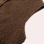 Sherpa vest - trendy knoop-up vest voor dames