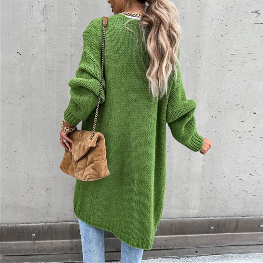 Gebreide cardigan - gezellige oversized dames cardigan - Bakkermode.nl