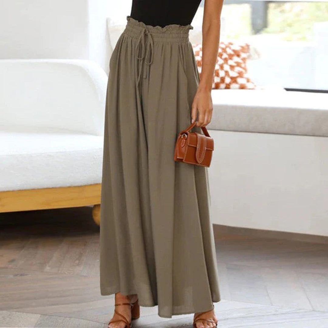 Maxi rok - elegante losse damesrok met zakken