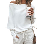 Dames off-shoulder jumper - casual en trendy voor iedere dag
