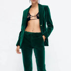 Fluwelen blazer met luxe uitstraling - Bakkermode.nl