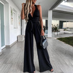 Dames jumpsuit met wijde pijpen - stijlvolle zomeroutfit voor elke gelegenheid