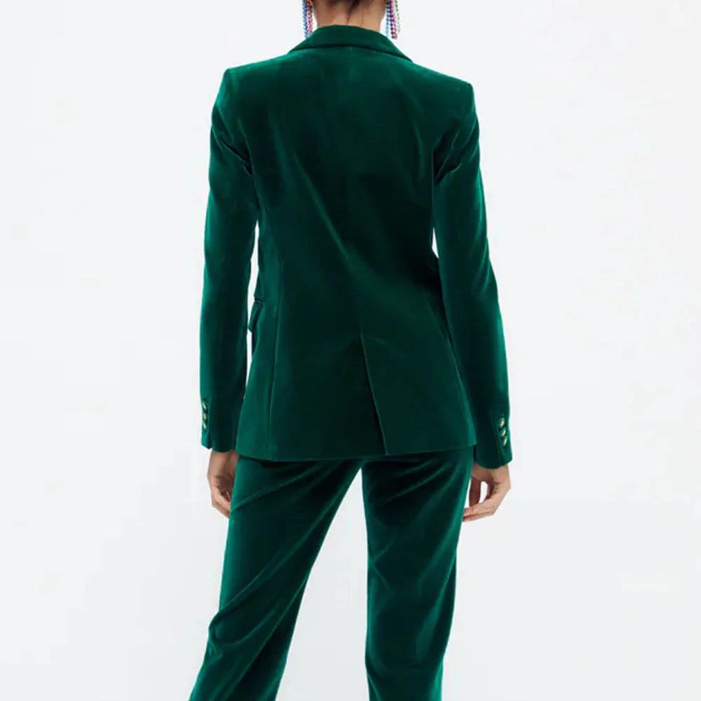 Fluwelen blazer met luxe uitstraling - Bakkermode.nl