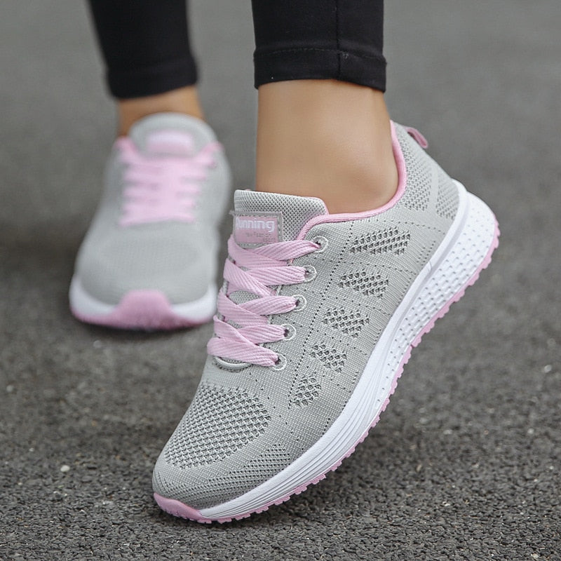 Dames lichtgewicht hardloopschoenen - ademende sneakers voor casual en actieve momenten