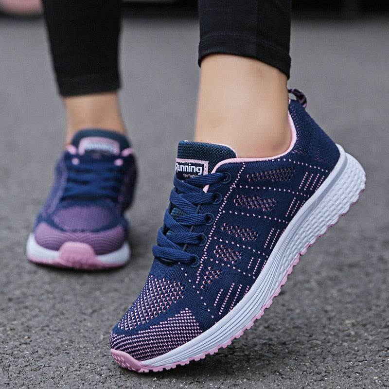 Dames lichtgewicht hardloopschoenen - ademende sneakers voor casual en actieve momenten