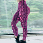 Patronen hoge taille leggings - trendy sportbroeken voor actieve dames