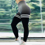 Patronen hoge taille leggings - trendy sportbroeken voor actieve dames