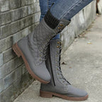 Dames gequiltte veterlaarzen - stijlvolle winterfootwear