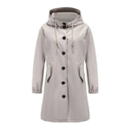 Waterdichte trenchcoat dames - stijlvolle bescherming - Bakkermode.nl