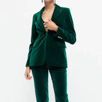 Fluwelen blazer met luxe uitstraling - Bakkermode.nl