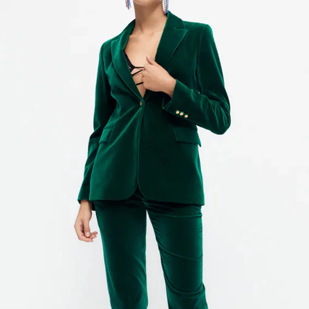 Fluwelen blazer met luxe uitstraling - Bakkermode.nl