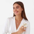 Sprankelende hartketting - elegante gouden dameshanger