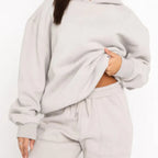 Dames jogging set - gezellige hoodie en broek voor relaxte dagen