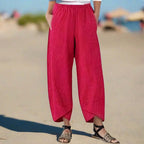 Ademende linnen broeken - veelzijdige damesbroeken