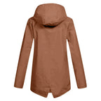 Waterdichte trenchcoat - stijlvolle dames waterdichte jas met rits